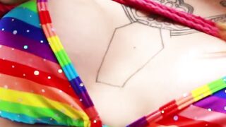 Nasty Cassidy Quinn tied up for hardcore whipping anal play
