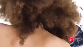 Natural tits ebony Cecilia Lion fucked hard by kinky stepdad