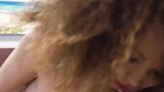 Natural tits ebony Cecilia Lion fucked hard by kinky stepdad