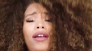 Natural tits ebony Cecilia Lion fucked hard by kinky stepdad