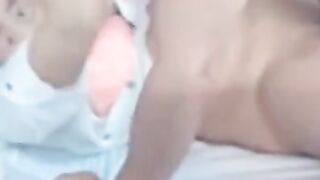 Hot Colombian Blonde Couple's Webcam Fuck