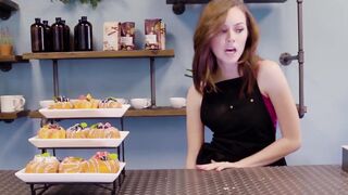 Busty MILF Ryan Keely fingers and eats juicy teen pussy