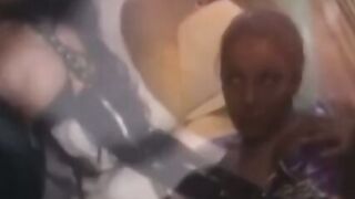 BDSM brunette Cherokee drills with dildo ebony babes pussy