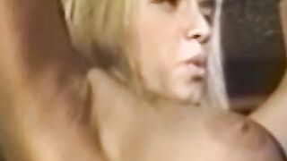 Busty lesbian gets submissive for a spanking by a femdom