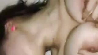 Amateur Asian with Big Tits in a Hardcore Double-Fucked Video