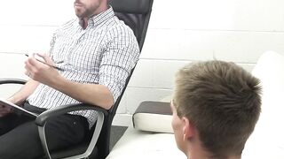 Johnny Ford helps twink Ashton Silvers in his sexual exploration