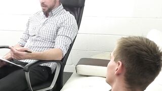 Johnny Ford helps twink Ashton Silvers in his sexual exploration