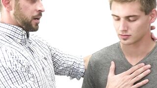 Johnny Ford helps twink Ashton Silvers in his sexual exploration