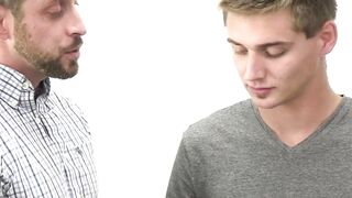Johnny Ford helps twink Ashton Silvers in his sexual exploration