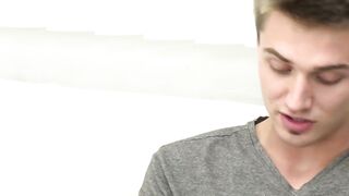 Johnny Ford helps twink Ashton Silvers in his sexual exploration