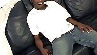 Black jocks Peanut and Pinky argue who is got a bigger BBC so they fuck each other to