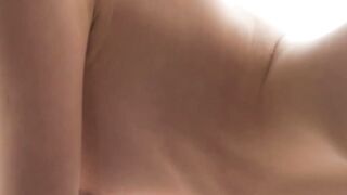 Brunette babe Sade Mare solo naughty shaved pussy play