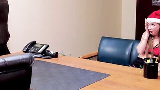 Head teacher fucks two before holidays at the office