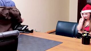 Head teacher fucks two before holidays at the office