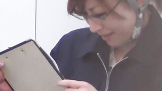 Seductive stockings wearing Asian teen peeing in public