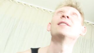 Spiritual Tyra Scott sucks cock before anal stretching
