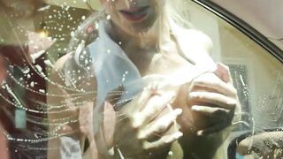 These shemales wash more than just cars
