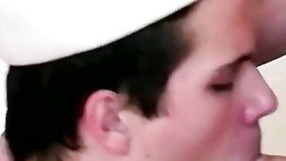 Seafaring teenager Alan Fisher cums hard after doggystyle
