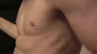 Horny stud gets his ass stretched by hung buddy after hot BJ