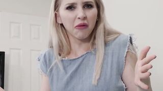 Alix Lynx tells her stepson what to do while jerking off