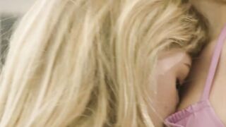 Lesbian Ivy Wolfe scissoring yummy crotch before oral