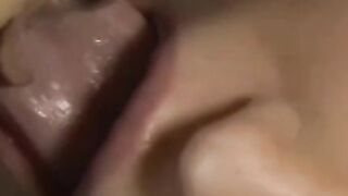 Glasses MILF dildo drilled before hardcore 69 pussy licking