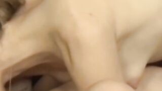 Glasses MILF dildo drilled before hardcore 69 pussy licking