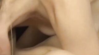 Glasses MILF dildo drilled before hardcore 69 pussy licking