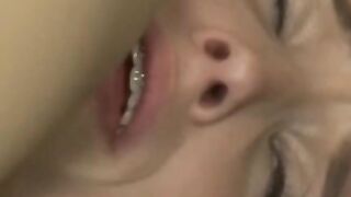 Glasses MILF dildo drilled before hardcore 69 pussy licking