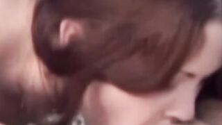 Hot teen Cherry Rain pussy licked and raw fucked in hot 3way
