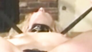 Restrained lesbian spanked and dominated over