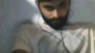 Big-Cock Indian Guy Jerks Off on Webcam