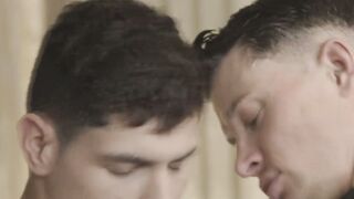Priest Ruslan Angelo hardly control his desire seeing Batian Karim