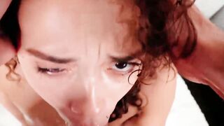 UNLEASH THE BEAST Willowy Ebony Sensation Rides Cock to Complete Destruction!