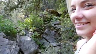 Blonde stepdaughter Riley Star fucked doggystyle after BJ