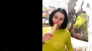 Beauty Dance and Play with Sex Toy - VikkiSexy