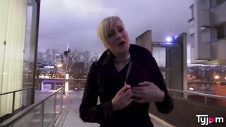 Short hair blonde Tanya Virago wants to be screwed so