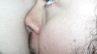 Eating Twat with Noisy Shaking Orgasm
