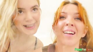 Lesbo friends dig kings vibrators - Paola Rough & Pamela