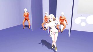 [MMD] Bathroom Party of Sweet Devil