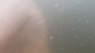 Risky Naked River Sex with Spectators - Pee Finish