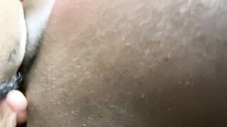 Eating my Step Moms Soak Creamy African Twat