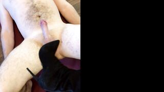 Girlfriend Catwoman Rough Hand Job & Cock Torture her Fetish Sub