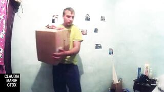 Te lavo los ojos con semen y pongo todo mi