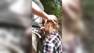 Amature Blonde milf Face Plowed outdoors