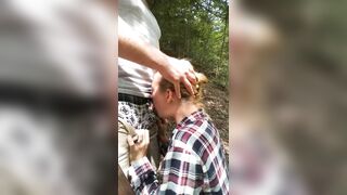 Amature Blonde milf Face Plowed outdoors