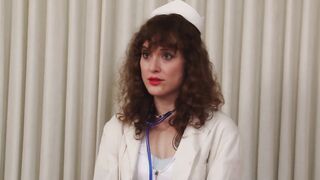 Nurse Interview at Sex Clinic! Lauren Kiley Strip Tease ENF