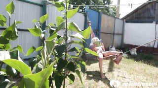 I caught my next door masturbating furiously outdoor