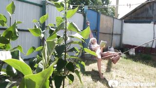 I caught my next door masturbating furiously outdoor