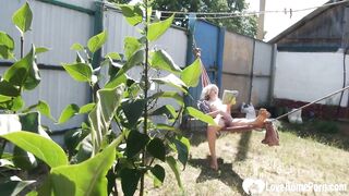 I caught my next door masturbating furiously outdoor